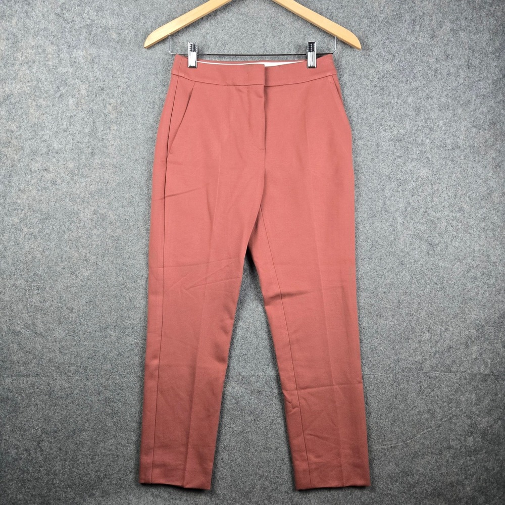 Max Mara Trousers Womens 25x24 Pink Slim Ankle Dress Pants Professional Workwear